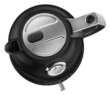 KitchenAid 5KEK1522 EBK Bouilloire électrique en fonte 1,5L avec contrôle de température et double paroi pour maintien au chaud